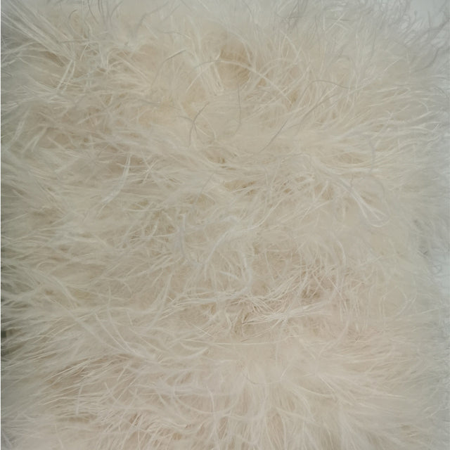 2022 New 100% natural ostrich hair bra underwear women's fur coat real ostrich fur coat fur mini skirt