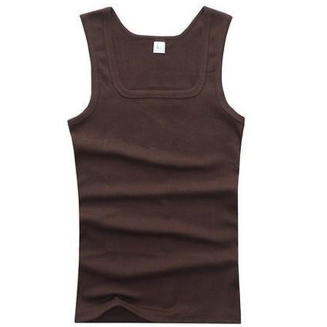 Men's Casual Tank Summer High Quality Bodybuilding Fitness Muscle Singlet Man's Clothes Sleeveless Slim Fit Vest
