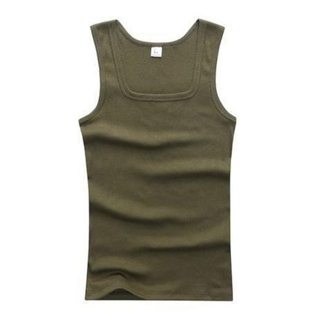 Men's Casual Tank Summer High Quality Bodybuilding Fitness Muscle Singlet Man's Clothes Sleeveless Slim Fit Vest