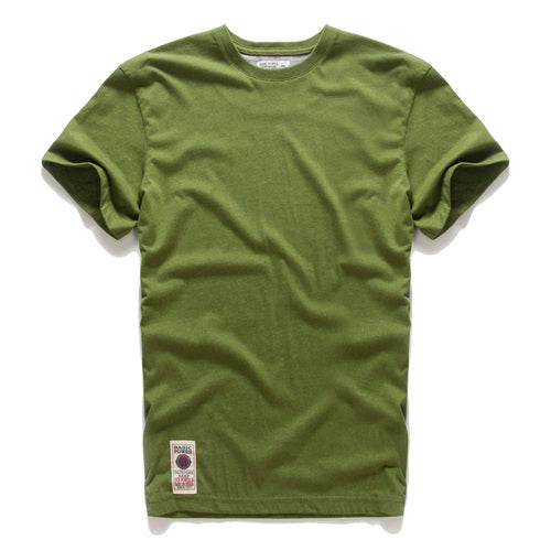 Men's T-shirt Cotton Solid Color t shirt Men Causal O-neck Basic Tshirt Male High Quality Classical Tops
