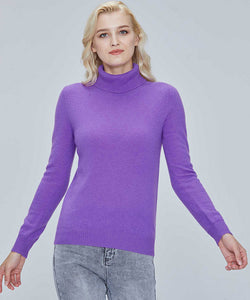 100% Merino Wool Women Turtleneck Sweater 2021 Autumn Winter Warm Soft knitted Pullover Femme Jumper Women Cashmere Sweater