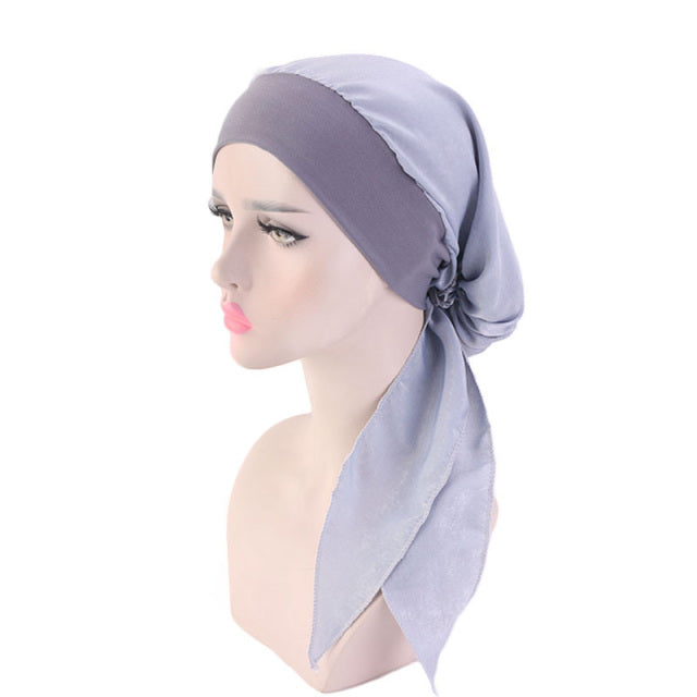 2020 fashion printed flowers women inner hijabs cap muslim head scarf turban bonnet ready to wear ladies wrap under hijab caps