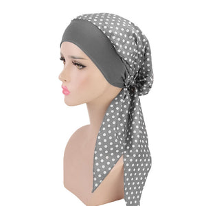 2020 fashion printed flowers women inner hijabs cap muslim head scarf turban bonnet ready to wear ladies wrap under hijab caps