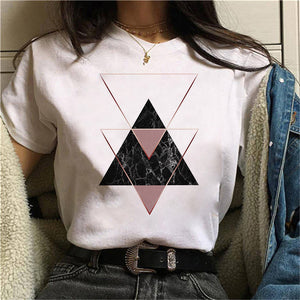 2021 Summer Short Sleeve T-shirts Top T Shirt Ladies Womens Graphic Tee Summer TShirt White T Shirt Tops Print Tshirt