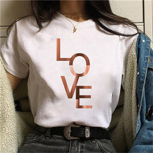 2021 Summer Short Sleeve T-shirts Top T Shirt Ladies Womens Graphic Tee Summer TShirt White T Shirt Tops Print Tshirt