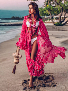 2022 Women Swimsuit Cover Up Sleeve Kaftan Beach Tunic Dress Robe De Plage Solid White Cotton Pareo  High Collar Beachwear