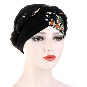 Cotton print muslim turban scarf for women islamic inner hijab caps Arab wrap head scarves femme musulman turbante mujer