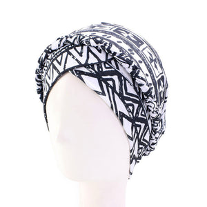 Cotton print muslim turban scarf for women islamic inner hijab caps Arab wrap head scarves femme musulman turbante mujer