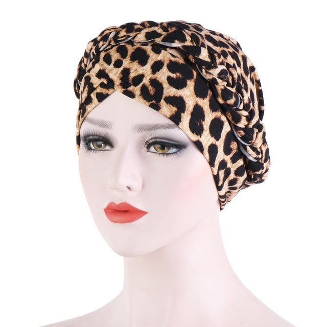 Cotton print muslim turban scarf for women islamic inner hijab caps Arab wrap head scarves femme musulman turbante mujer