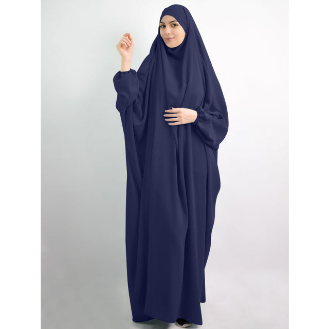 Eid Hooded Muslim Women Hijab Dress Prayer Garment Jilbab Abaya Long Khimar Full Cover Ramadan Gown Abayas Islamic Clothes Niqab