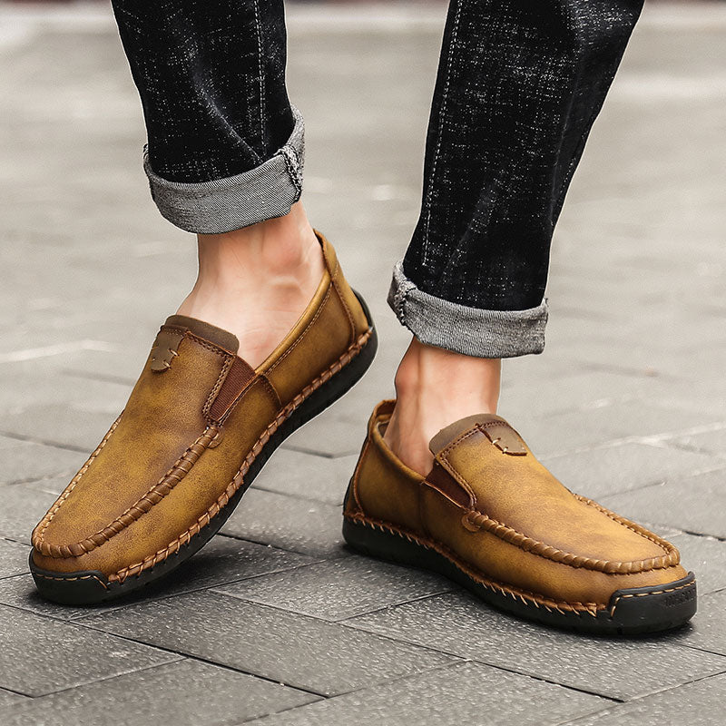 New Comfortable Genuine Leather shoes men Casual Shoes Loafers Men Shoes Quality Shoes Men Flats Moccasins Shoes