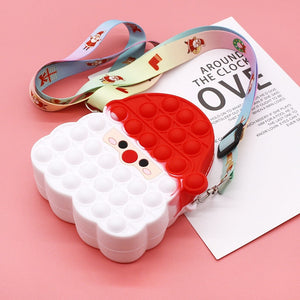 Hot Fidget Toys Push Bubbles Toy Rainbow Unicorn Poppy Playtime Coin Purse Wallet Ladies Bag Silica Simple Dimple Crossbody Bag