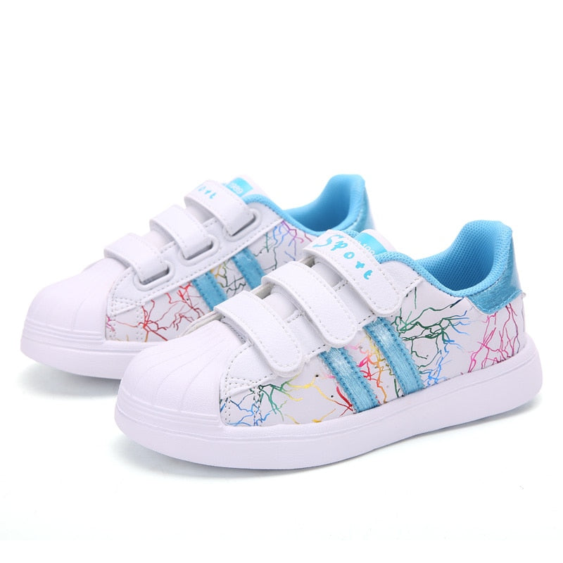 Girls Casual Shoes For Children Leather Flats Kids Sneakers Fashion Soft Shoes Sneakers shoes Light Shoes Girls Princess shoes