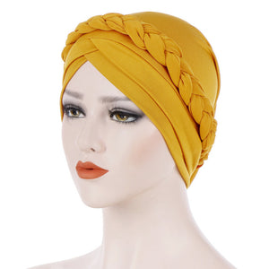 Head Scarf for muslim women solid cotton turban bonnet hijab Caps white pearl Inner hijabs femme musulman arab wrap turbantes