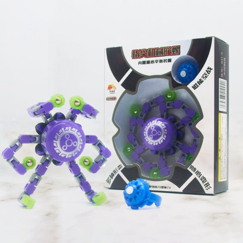 subbt Fidget Spinner Toys Kids DIY Fidget Chain Spinner Children Antistress Hand Spinner Stress Reliever Toys Child Chain Gifts