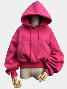 Hoodies Suit Winter Spring Solid Casual Tracksuit Women Fleece 2 Pieces Set Sports Sweatshirts Pullover Home Sweatpants Outfits