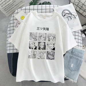 Hot Japanese Anime Tokyo Revengers T Shirt Men Chifuyu Matsuno Graphic Tees Anime T-shirt Unisex Summer Tops Tshirt Male