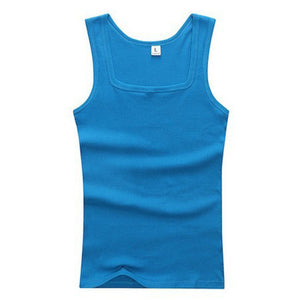 Men&#39;s Casual Tank Summer High Quality Bodybuilding Fitness Muscle  Singlet Man&#39;s Clothes  Sleeveless Slim Fit Vest