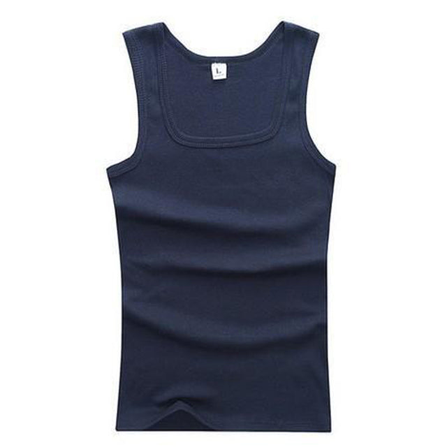 Men&#39;s Casual Tank Summer High Quality Bodybuilding Fitness Muscle  Singlet Man&#39;s Clothes  Sleeveless Slim Fit Vest