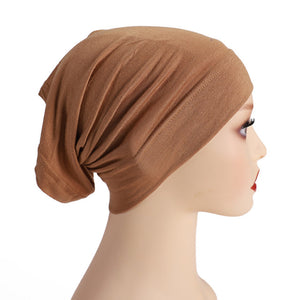 Muslim Underscarf Women Veil Modal Hijab Muslim Women Scarf Turbans Head For Women Women&#39;s Hijabs Hijab Caps Hat Islamic