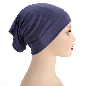 Muslim Underscarf Women Veil Modal Hijab Muslim Women Scarf Turbans Head For Women Women&#39;s Hijabs Hijab Caps Hat Islamic