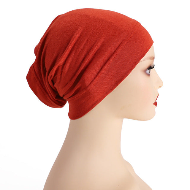 Muslim Underscarf Women Veil Modal Hijab Muslim Women Scarf Turbans Head For Women Women&#39;s Hijabs Hijab Caps Hat Islamic