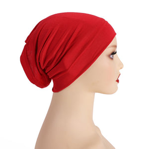 Muslim Underscarf Women Veil Modal Hijab Muslim Women Scarf Turbans Head For Women Women&#39;s Hijabs Hijab Caps Hat Islamic