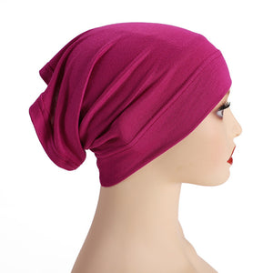 Muslim Underscarf Women Veil Modal Hijab Muslim Women Scarf Turbans Head For Women Women&#39;s Hijabs Hijab Caps Hat Islamic