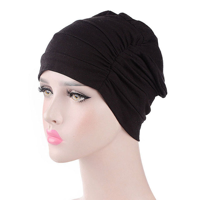 New Soft Modal Muslim Turban Hat Inner Hijab Caps  Islamic Underscarf Bonnet India Hat Female Headwrap Turbante Mujer