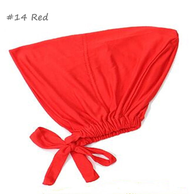 New Soft Modal Muslim Turban Hat Inner Hijab Caps  Islamic Underscarf Bonnet India Hat Female Headwrap Turbante Mujer