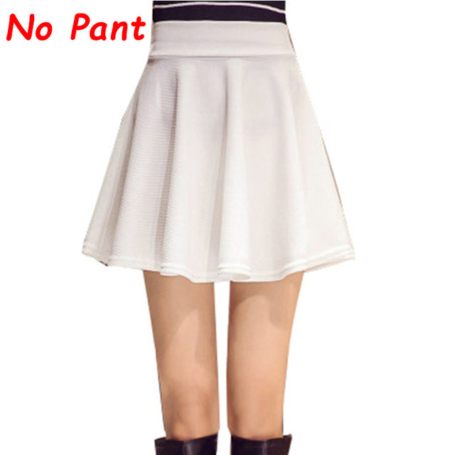 Plegie M-5XL Skirts Womens Big Size Tutu School Short Skirt Pants Suitable For The Whole Year Mini Saia High Waist Faldas Mujer