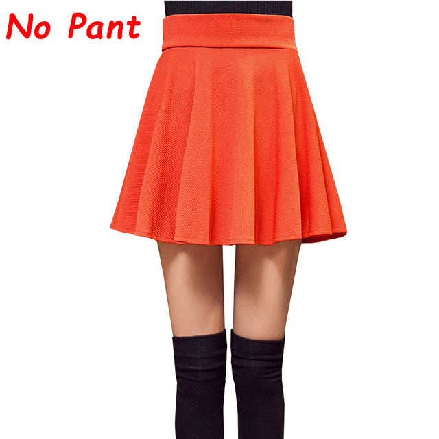 Plegie M-5XL Skirts Womens Big Size Tutu School Short Skirt Pants Suitable For The Whole Year Mini Saia High Waist Faldas Mujer