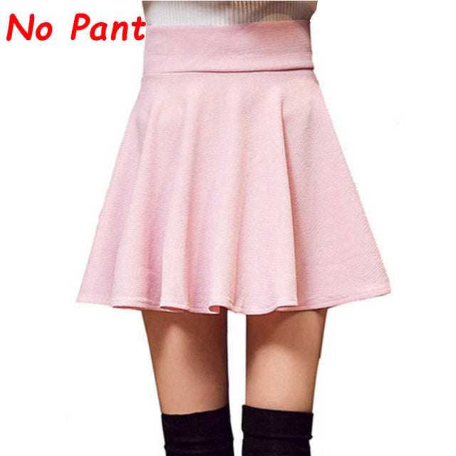 Plegie M-5XL Skirts Womens Big Size Tutu School Short Skirt Pants Suitable For The Whole Year Mini Saia High Waist Faldas Mujer