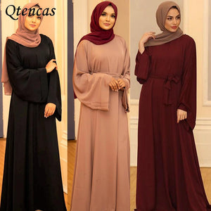 Ramadan Muslim Hijab Dress abayas for Women Abaya Dubai Turkey Islam Clothing Kaftan Robe Longue Femme Musulmane Vestidos Largos