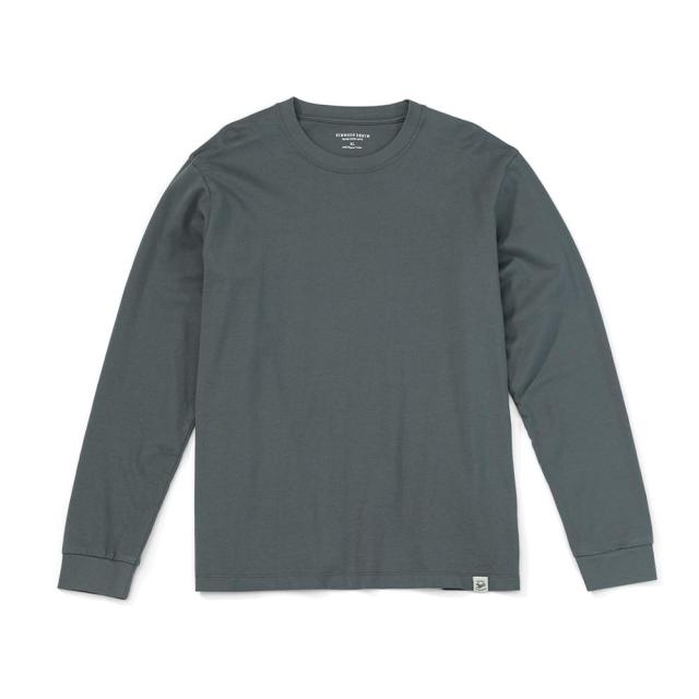 SIMWOOD 2022 Spring New Long Sleeve T Shirt Men Solid Color 100% Cotton O-neck Tops Plus Size High Quality T-shirt  SJ120967