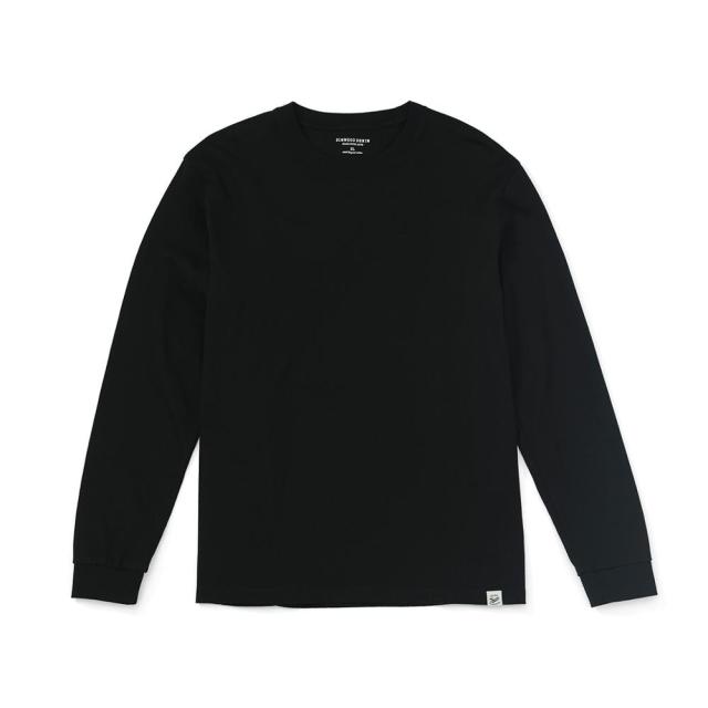 SIMWOOD 2022 Spring New Long Sleeve T Shirt Men Solid Color 100% Cotton O-neck Tops Plus Size High Quality T-shirt  SJ120967