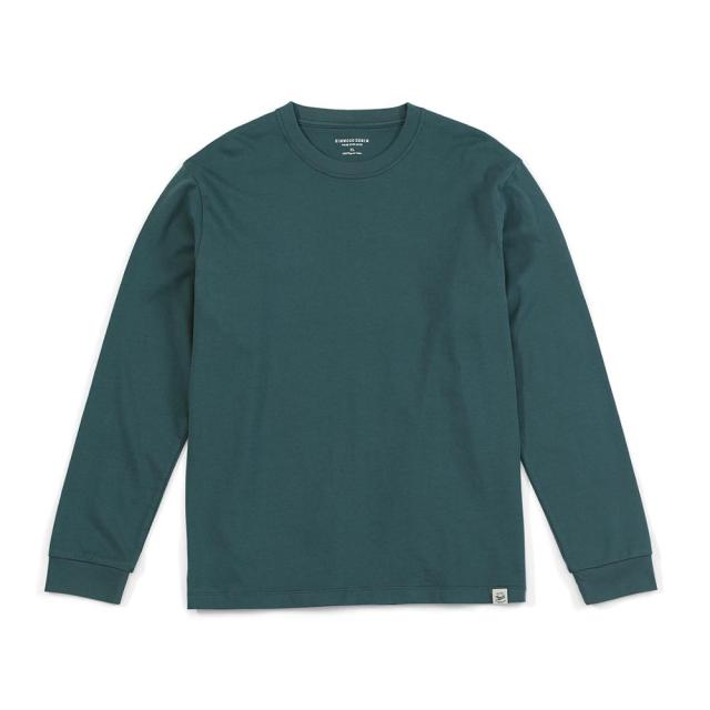 SIMWOOD 2022 Spring New Long Sleeve T Shirt Men Solid Color 100% Cotton O-neck Tops Plus Size High Quality T-shirt  SJ120967