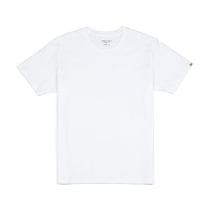 SIMWOOD 2022 Summer New 100% Cotton White Solid T Shirt Men Causal O-neck Basic T-shirt Male High Quality Classical Tops 190449