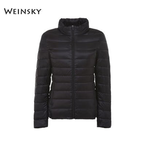 Spring Autumn Women Ultralight Thin Down Jacket White Duck Down Hooded Jackets Warm Winter Coat Parka Female Portable Outwear