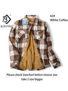 Velvet Thick Warm Women&#39;s Plaid Shirt Female Long Sleeve Tops M-5XL Winter Fleece Casual Check Blouse Autumn Clothes T77710A