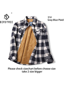 Velvet Thick Warm Women&#39;s Plaid Shirt Female Long Sleeve Tops M-5XL Winter Fleece Casual Check Blouse Autumn Clothes T77710A