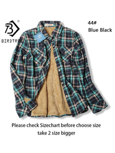 Velvet Thick Warm Women&#39;s Plaid Shirt Female Long Sleeve Tops M-5XL Winter Fleece Casual Check Blouse Autumn Clothes T77710A