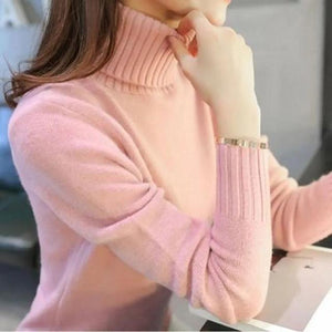 Women&#39;s Sweater Turtleneck Trending Sweater 2021 New Fashion Top Autumn and Winter Korean Pullover Women&#39;s Pullover Knitwear