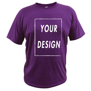 EU Size 100% Cotton Custom T Shirt Make Your Design Logo Text Men Women Print Original Design High Quality Gifts Tshirt