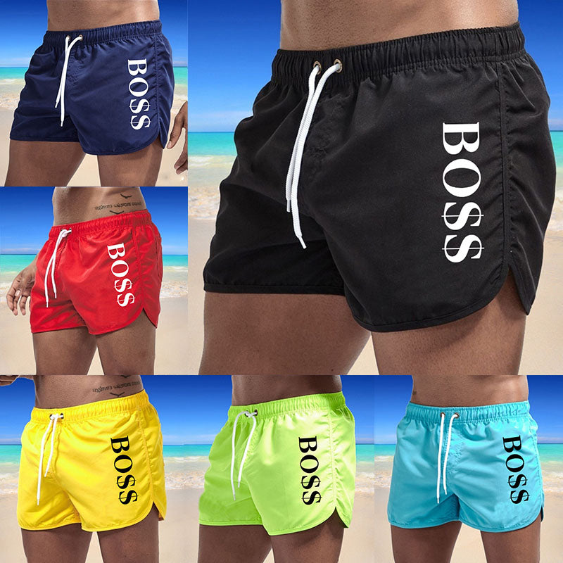 Men&#39;s Swim Shorts Summer Colorful Swimwear Man Swimsuit Swimming Trunks Sexy Beach Shorts Surf Board Male Clothing Pants